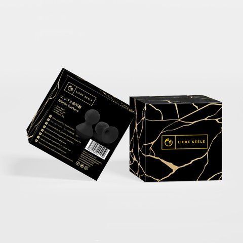 Присоски для сосків Liebe Seele Nipple Suckers Black, силікон SO9529 фото