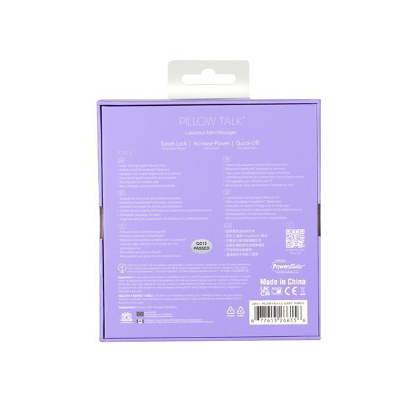 Розкішний вібратор Pillow Talk Flirty Purple Special Edition, Сваровскі, пов&rsquo;язка на очі+гра SO6854 фото