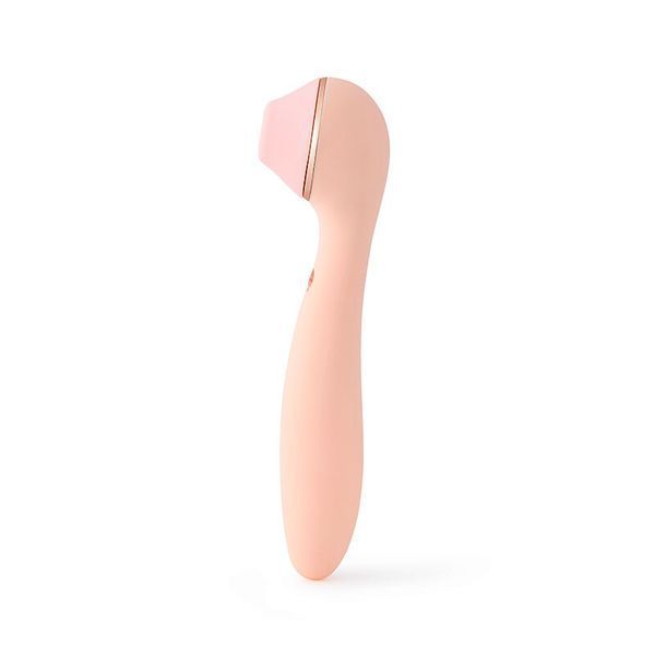 Вакуумний стимулятор з вібратором KISSTOY Polly Max Pink SO9558 фото