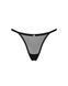 Прозорі стрінги із мереживом Obsessive Celia Noir thong XS/S SO7868 фото 4