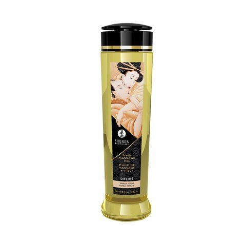 Масажна олія Shunga Desire &ndash; Vanila (240 мл) натуральна зволожувальна SO4809 фото