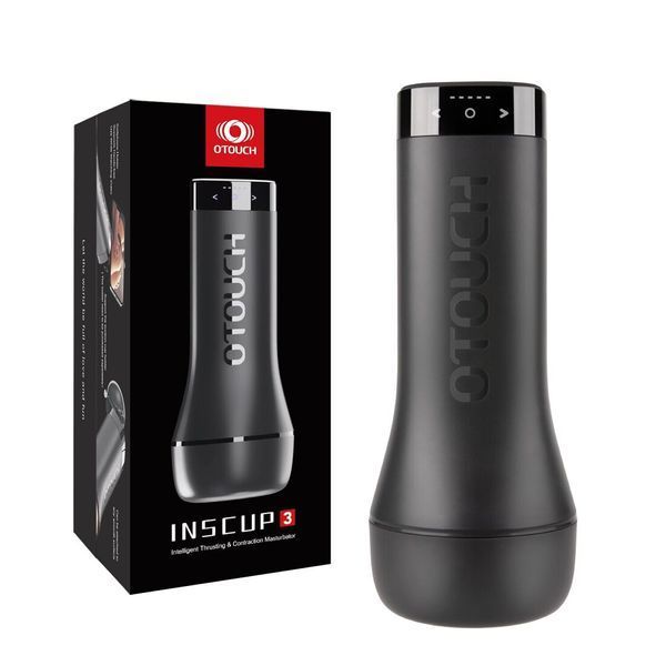 Мастурбатор Otouch INSCUP 3, рух вперед-назад плюс стискання стінок, сенсорне керування SO9389 фото