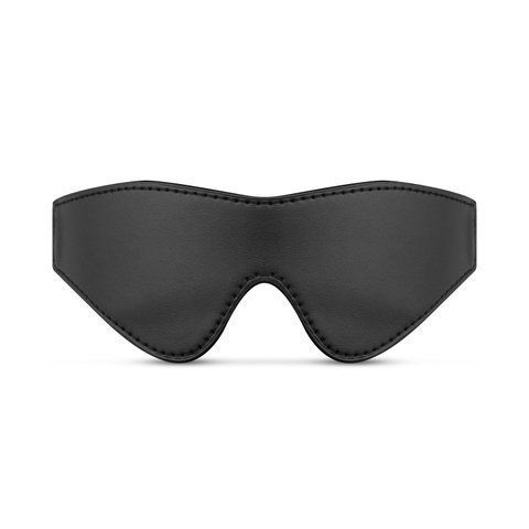 Маска Bedroom Fantasies: Faux Leather Blindfold, чорна SO8824 фото