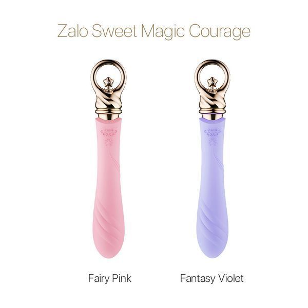 Вібратор для точки G із підігрівом Zalo Sweet Magic - Courage Fairy Pink SO6674 фото